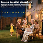 AILBTON 2.6Ft String Light Poles 10 Pack,Light Poles for Outside Lights,Outdoor with Fence Brackets Hanging Lights,Metal Stand Deck Patio Backyard