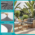 Cushion Covers 12 Pack Stretch Grey Outdoor Patio Sofa Slipcovers