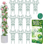10 Pack Indoor Plant Trellis for Potted Plants, Stackable Garden Trellis for Climbing Plants Outdoor, Small Trellis for Houseplants Rose Hoya Pothos Plant Climber Support