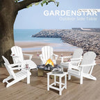 Outdoor Side Tables Adirondack, HDPE Small Table for Patio,Outside End Table for Porch, Deck, Pool, Weather Resistant/Easy Maintenance