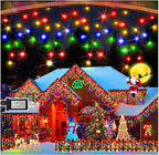 String Lights, 33 FT Black Wire with 400 Multicolor LEDs, 8 Modes