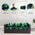 Outdoor Cushion Covers 8 Pack Stretch Patio Slipcovers for 20-27 Inch Cushions