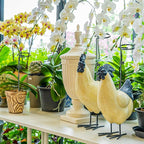 Mwellewm 3 Sets Plant Stakes 12/25/36 Inch Adjustable Plant Support Stakes Tall for Indoor Outdoor Plant Holder Stick Steel Garden Stem Pole Amaryllis Stakes with 15 Clip for Tomato Orchid Lily Flower