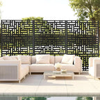 Outdoor Privacy Screen, Freestanding Privacy Fence Panels - Image 9