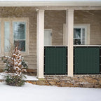 UPGRADE Privacy Fence Screen 4'x76' Dark Green Outdoor 90% Visibility Blockage 170 GSM Mesh Shade Cover Panels for Backyard,Balcony,Home Decoration with Zip Ties,Customized Avaliable