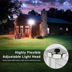 Onforu 130W LED Security Light, 13000LM Outdoor Indoor Flood Light Switch Controlled, IP65 Waterproof LED Exterior Floodlight, 6500K White Wall Mount Security Lighting for Entryway,Garage,Yard,Eave