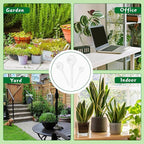 20 PCS Clear Plant Watering Globes,Plastic Self-Watering Bulbs,Self Watering Planter Insert Plant Accessories for Plants Indoor,Outdoor,Flowerpot,Home Garden(Large,Medium,Small)