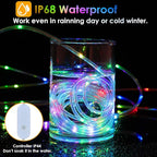 200Ft Rope Lights Outdoor, 18 Colors Changing 610 LED String Lights Plug in with Remote, IP68 Waterproof Twinkle Fairy Light Rope Lighting Indoor for Bedroom Patio Christmas Halloween Decor
