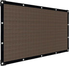 Sun Shade Cloth with Grommets,90% UV Protection Shade Fabric,Pergola Shade Cover Canopy Fence Privacy Screen Balcony,Brown Sunshades for Patio Pergola Garden Backyard Outdoor,Mocha-3x3FT