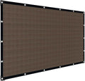 Mocha Sun Shade Cloth,Pergola Shade Cover with Reinforced Grommets,90% Shade Fabric Fence Privacy Screen Balcony,Pergola Shade Cover Canopy Garden Carport Porch Deck Patio Shade Cover,10x10FT