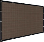 Sun Shade Cloth with Grommets,90% UV Protection Shade Fabric,Pergola Shade Cover Canopy Fence Privacy Screen Balcony,Brown Sunshades for Patio Pergola Garden Backyard Outdoor,Mocha-12x20FT