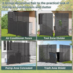 Privacy Fence Screen Outdoor Freestanding Privacy Panel, Room/Garden Divider - Image 6