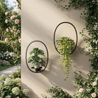 2 Pack Plant Stand Indoor Outdoor Hanging Planters for Plants Wall Plant Holder for Indoor Plants Plant Frames Wall Decor for Livingroom Bedroom Balcony Patio