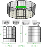 Garden Fence with Gate Metal Fencing - Image 5