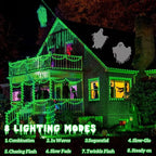 String Lights, 500 LED, 165ft Green, IP44 Waterproof Outdoor Use