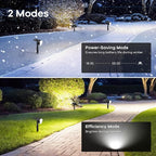Linkind Solar Spot Lights Outdoor Waterproof IP67, 60 LED Solar Flood Lights 30% High Conversion Landscape Lighting for Garden Yard Pathway (6 Pack, Cool White)