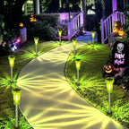 St Patricks Day Decorations Solar Pathway Lights Outdoor,Green Solar Lights LED Waterproof, St. Patrick's Day Solar Lights Auto Dusk-to-Dawn for Yard, Path, Garden, Walkway, Landscape 8 Pack