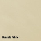 BONZER Outdoor Waterproof Curtains for Patio Wide Grommet Light Filtering Outside Curtains for Gazebo, Porch, Pergola, Pavilion, 1 Panel, 110W x 84L inch, Cream