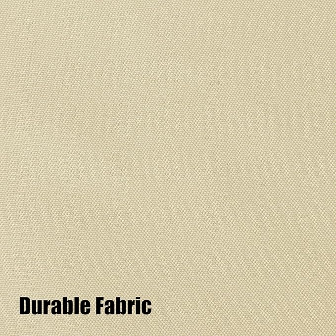 BONZER Outdoor Curtains for Patio Waterproof Thick Privacy Extra Wide Grommet Light Filtering Outside Curtains for Porch Pergola Gazebo Deck, 1 Panel, 150W x 95L inch, Cream