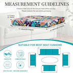 14 Pcs Stretch Patio Cushion Covers, Outdoor Couch Covers Replacement, Outdoor - Image 2