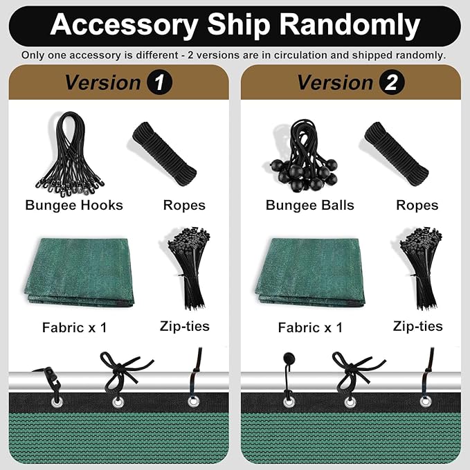 Artpuch 90% Sun Shade Cloth, 10 x 10 FT Pergola Shade Cover Canopy with Grommets, Sun Screen Fabric Tarp for Patio, Outdoor, Garden, Backyard, Green
