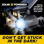 Bell+Howell Bionic Spotlight Motion Solar Spot Lights Outdoor Waterproof, Solar Landscape Lights, Outdoor Solar Yard Lights Weather Resistant, Super Bright LED Lights, for Garden, Lawn As Seen On TV