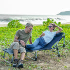 FUNDANGO Oversize Lounge Chair Outdoor, 300 lbs Large Camping Cots - Image 2