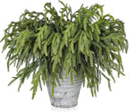 Artificial Pine Greenery Stems, 50 Pack, 18 Inch, Green