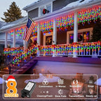 String Lights, 400 LED, 33 ft, Multicolor, 8 Lighting Modes