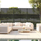 Outdoor Privacy Screen,72" H×47" W Metal Privacy Screen, Freestanding Privacy Fence Panels for Patio