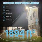 LED Parking Lot Light 150W - Motion Sensor Outdoor Lights UL Listed - 5000K 22500lm Led Flood Security Light with Photocell - Wall Mount Commercial Street Area Light for Yard Barn Garage - 100-277V