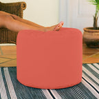 Jaxx Spring Indoor/Outdoor Bean Bag Pouf Ottoman, Flamingo