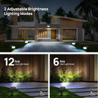 Solar Lights Outdoor Waterproof, Consciot 16 LEDs IP67 Spot Lights Outdoor, Auto On/Off Solar Landscape Spotlights, 2-in-1 Adjustable Wall Lights for Garden Yard Pathway, Cool White 4 Pack