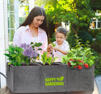 Fabric Grow Bags, 2-Pack Raised Garden Bed with Handle for Vegetable Herbs Gardening, Fabric Plant Pots Planter Indoor Outdoor, 3 sq. ft.