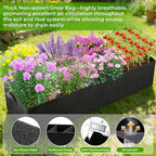 Large Cucumber Trellis for Climbing Plants Outdoor with Grow Bag,67" Tall Metal U-Frame Plant Trellis for Raised Bed with Garden Netting and Plant Clip Plant Ties for Vegetables Tomatoes Squash Pea