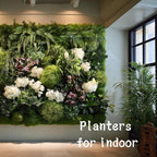 36 Pockets Living Wall Planter Indoor, Self Watering Wall Hanging Planters for Outdoor Plants Stackable, Cascading Vertical Planter Garden (36 planters Set)
