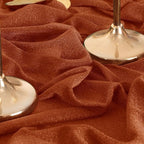 Outdoor Curtains: Sheer Gauze Arch Drapes, 2 Panels, 29 x 240 Inches