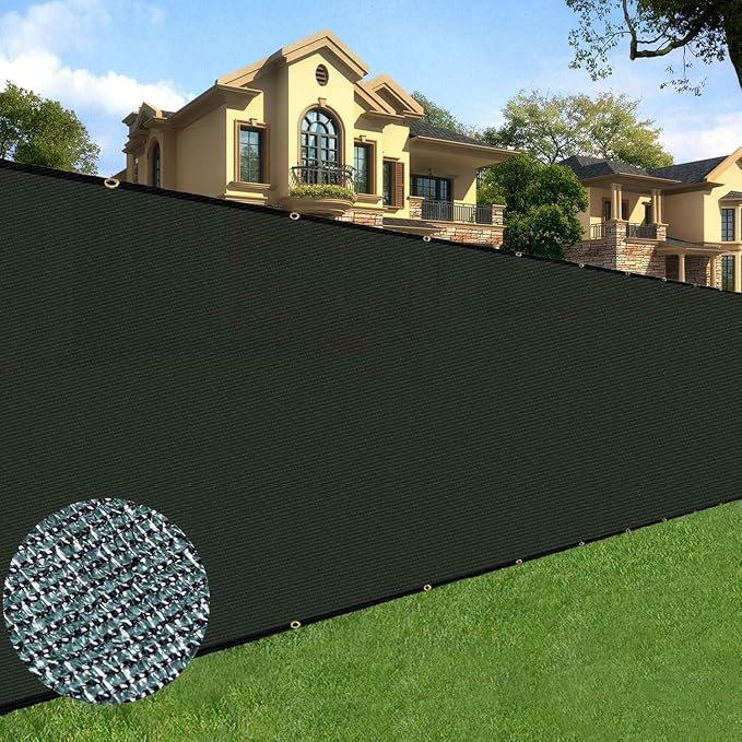 Sunnyglade 6 feet x 100 feet Privacy Screen Fence Heavy Duty Fencing Mesh Shade by Sunnyglade