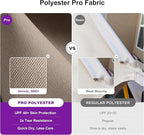 PURPLE LEAF Patio Umbrella 10' X 10' Rectangle Cantilever Umbrella Large Aluminum Outdoor Umbrellas with 360-degree Rotation & UPF40+ Premium Fabric for Deck Pool Garden Yard, Ash Mocha