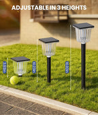 12-Pack Super Bright Solar Pathway Lights Outdoor Powered,Adjustable Warm&Cool White,Waterproof IP65 Solar Garden Decor Landscape Lighting Outside for Front Yard/Patio/Walkway/Driveway/Lawn/Path Light