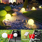 Solar Lights Outdoor Waterproof Decorations, 5 Pack Solar Globe Lights for Outside Color Changing Solar Garden Landscape Lights for Yard Patio Pathway Walkway Wedding Party Decor