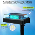 Deck Lights: Solar Motion Sensor Fence Light, 600LM, 3 Color Modes, IP65