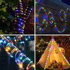 ANJAYLIA 99FT 300 LED Color Changing Rope Lights, 18 Colors Outdoor String Lights with Plug & Remote, Led Rope Lights Outdoor Waterproof, Christmas Lights for Bedroom Deck Halloween Decorations