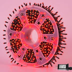 String Lights with 500 LEDs, 165 ft Red, IP44 Waterproof