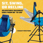 Wise Owl Outfitters Hammock Chair for Adults – Comfortable Portable Folding Rocking Camping Chair with Carry Bag – Great for Lawn, Campsite & Outdoors