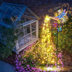 Solar Watering Can with Lights Outdoor Garden, 41in Large Dragonfly Garden Stake Lights, Waterproof Decoration for Yard Lawn Pathway, Gifts for Mom Grandma Women Birthday Gardening Gift
