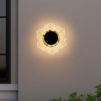 Roaming Acrylic Petal Bury Light 3-Pack Suitable for Gardens, Courtyards, Terraces, Corridors, Alleys, and Pedestrian Walkways (Petal)