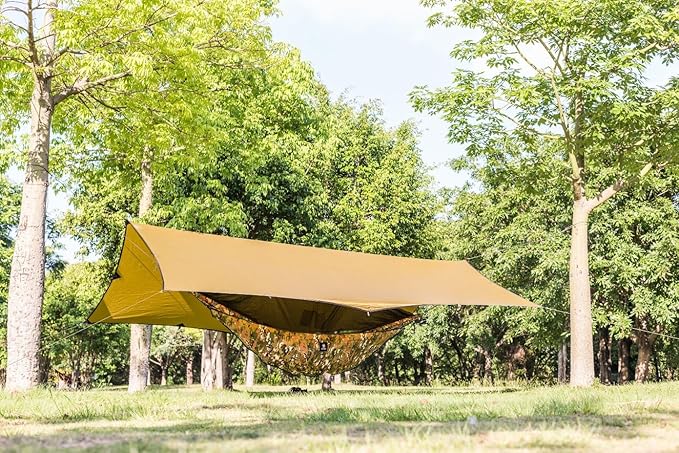 OneTigris Hideout Hammock Underquilt, Lightweight 4 Season Hammock Gear for Camping, Hiking, Backpacking, Travel, Beach, Backyard, Patio, Portable