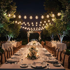 RTTY Dense-Glow 100FT All-Purpose Outdoor String Lights with 50 G40 Bulbs - Versatile for Patio & Deck Lighting, Backyard Gatherings, Poolside Evenings, and Intimate Wedding Decor