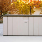 LIFETIME 60254 Heavy-Duty Outdoor Storage Deck Box, 150 Gallon, Desert Sand/Brown